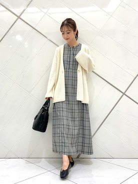 井上　裕美さん（レディース・158cm）の夏コーディネート