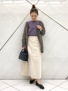 井上　裕美さん（レディース・158cm）の秋コーディネート