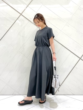 井上　裕美さん（レディース・158cm）の夏コーディネート