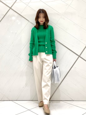 井上　裕美さん（レディース・158cm）の冬コーディネート