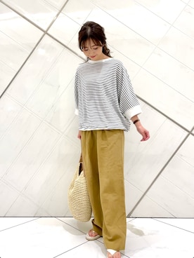 井上　裕美さん（レディース・158cm）の夏コーディネート