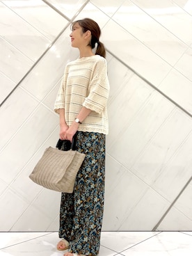 井上　裕美さん（レディース・158cm）の夏コーディネート