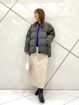 井上　裕美さん（レディース・158cm）の冬コーディネート