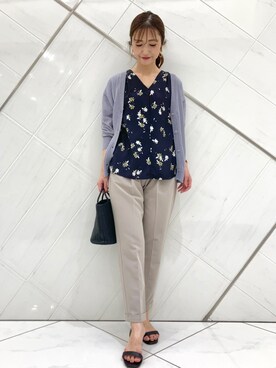 井上 裕美さん(レディース・158cm)の夏コーディネート