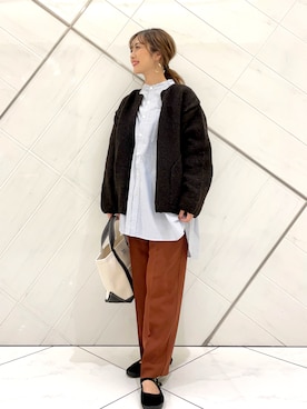 井上　裕美さん（レディース・158cm）の秋コーディネート