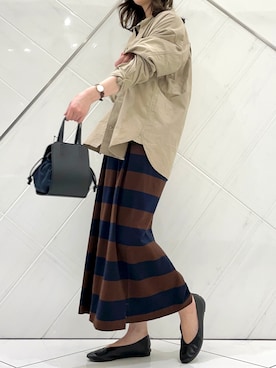 井上　裕美さん（レディース・158cm）の春コーディネート