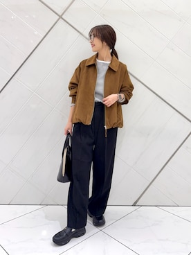 井上　裕美さん（レディース・158cm）の秋コーディネート