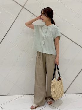 井上 裕美さん(レディース・158cm)の夏コーディネート