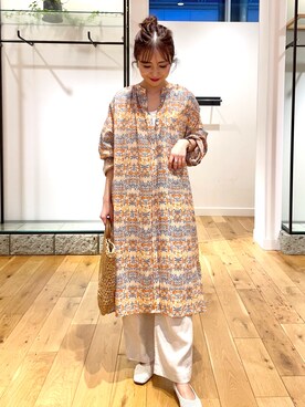 井上　裕美さん（レディース・158cm）の春コーディネート