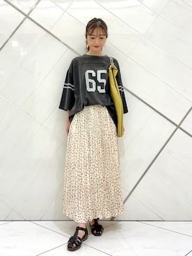 井上　裕美さん（レディース・158cm）の夏コーディネート