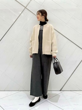 井上　裕美さん（レディース・158cm）の秋コーディネート