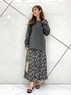 井上　裕美さん（レディース・158cm）の夏コーディネート