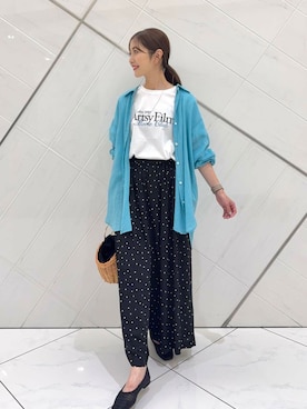 「アイテム（その他シューズ）」を使った、イノウエ ユミさん（レディース・158cm）の夏コーディネート