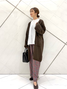 井上　裕美さん（レディース・158cm）の秋コーディネート