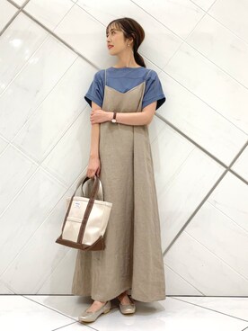 「orcival」｜「アイテム（パンプス）」を使った、イノウエ ユミさん（レディース・158cm）の夏コーディネート