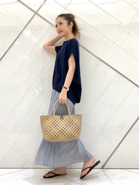 井上 裕美さん(レディース・158cm)の夏コーディネート