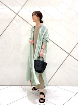 井上　裕美さん（レディース・158cm）の春コーディネート