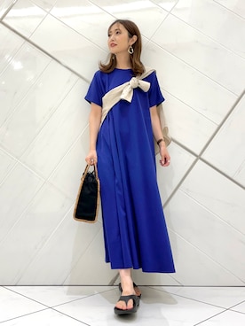 井上　裕美さん（レディース・158cm）の夏コーディネート