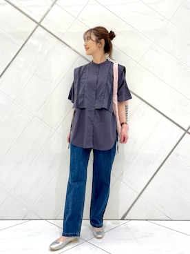 井上　裕美さん（レディース・158cm）の春コーディネート