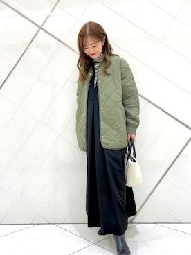 「URBAN RESEARCH DOORS」｜井上　裕美さん（レディース・158cm）の秋コーディネート