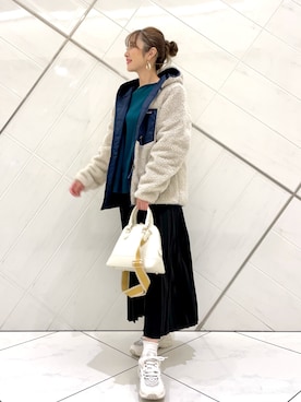 「URBAN RESEARCH DOORS」｜井上　裕美さん（レディース・158cm）の秋コーディネート