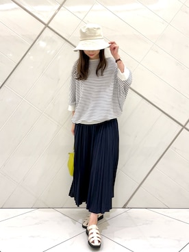 井上　裕美さん（レディース・158cm）の夏コーディネート