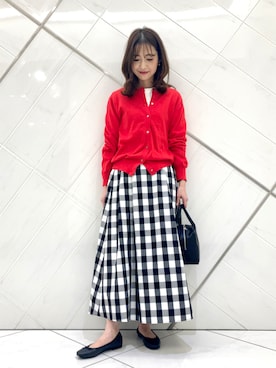 井上　裕美さん（レディース・158cm）の冬コーディネート