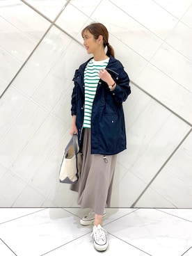 井上　裕美さん（レディース・158cm）の春コーディネート