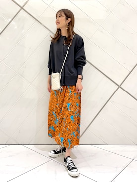 井上 裕美さん(レディース・158cm)の夏コーディネート