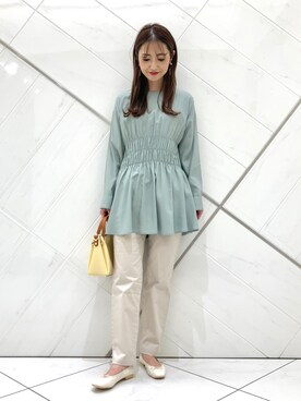 井上　裕美さん（レディース・158cm）の冬コーディネート