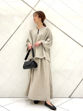 井上　裕美さん（レディース・158cm）の春コーディネート