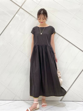 井上　裕美さん（レディース・158cm）の夏コーディネート