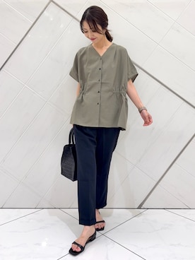 井上　裕美さん（レディース・158cm）の春コーディネート