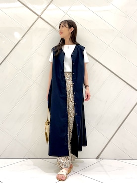 井上　裕美さん（レディース・158cm）の夏コーディネート