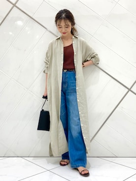 井上 裕美さん(レディース・158cm)の夏コーディネート