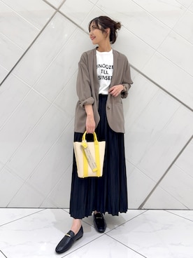 井上　裕美さん（レディース・158cm）の春コーディネート