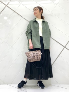 井上　裕美さん（レディース・158cm）の春コーディネート