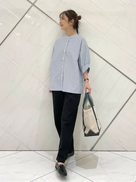 井上　裕美さん（レディース・158cm）の夏コーディネート