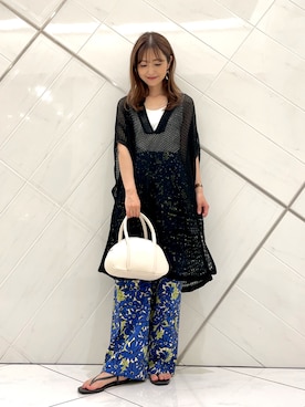 井上　裕美さん（レディース・158cm）の夏コーディネート