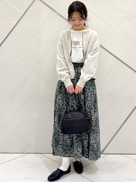 井上　裕美さん（レディース・158cm）の春コーディネート