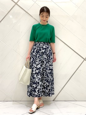 井上　裕美さん（レディース・158cm）の春コーディネート