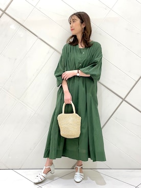 井上　裕美さん（レディース・158cm）の春コーディネート