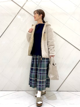 「URBAN RESEARCH DOORS」｜井上　裕美さん（レディース・158cm）の秋コーディネート