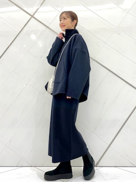 井上　裕美さん（レディース・158cm）の秋コーディネート