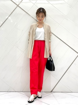 井上 裕美さん(レディース・158cm)の夏コーディネート