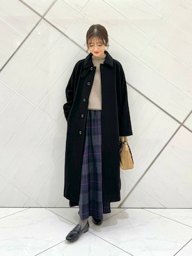 「doors」｜「アイテム（ジャケット/アウター）」を使った、井上　裕美さん（レディース・158cm）の冬コーディネート