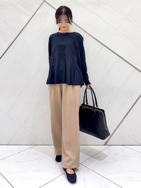 井上　裕美さん（レディース・158cm）の秋コーディネート