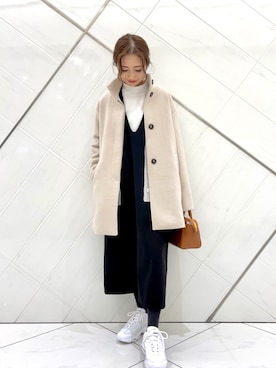 井上 裕美さん(レディース・158cm)の冬コーディネート