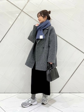 井上 裕美さん(レディース・158cm)の冬コーディネート