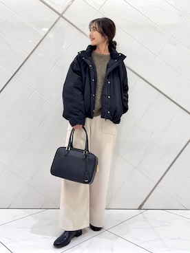 井上 裕美さん(レディース・158cm)の冬コーディネート